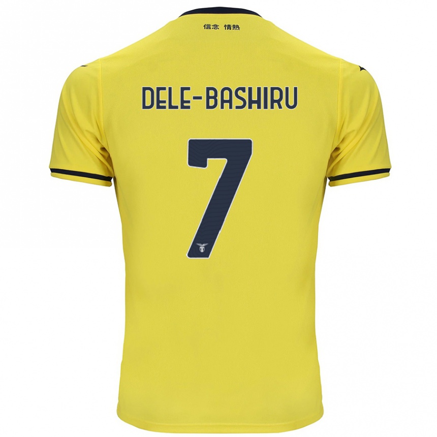 Vyrai Fisayo Dele-Bashiru #7 Geltona Išvykos Marškinėliai 2024/25 T-Shirt