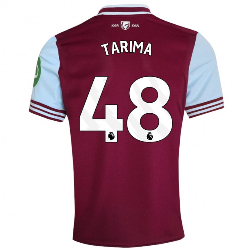 Moteriškas Sean Tarima #48 Tamsiai Raudona Namų Marškinėliai 2024/25 T-Shirt