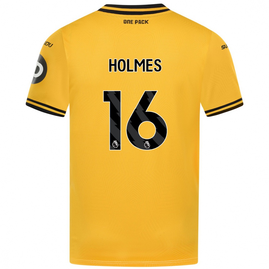 Moteriškas Summer Holmes #16 Geltona Namų Marškinėliai 2024/25 T-Shirt