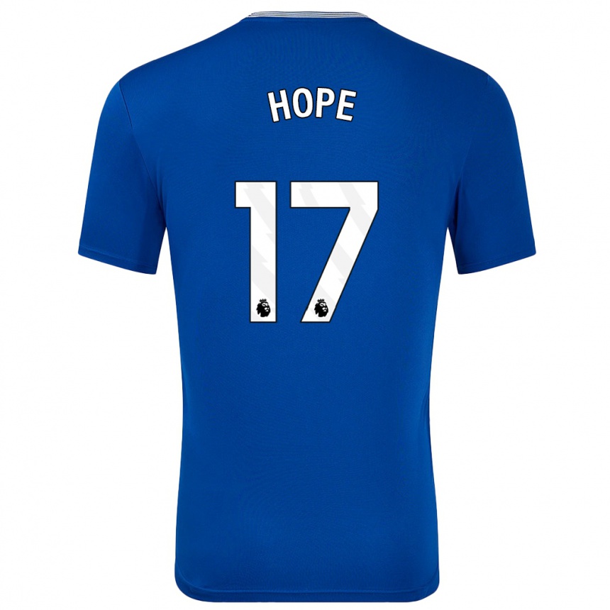 Moteriškas Lucy Hope #17 Mėlyna Su Namų Marškinėliai 2024/25 T-Shirt