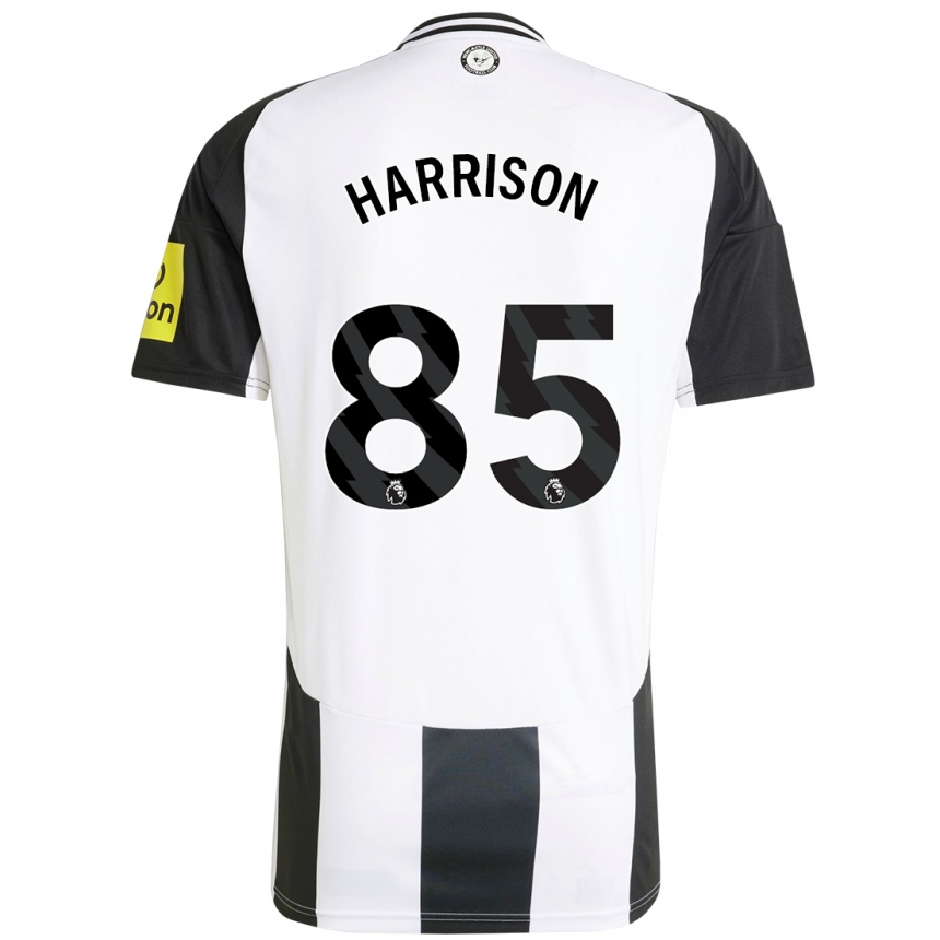 Moteriškas Adam Harrison #85 Balta Juoda Namų Marškinėliai 2024/25 T-Shirt