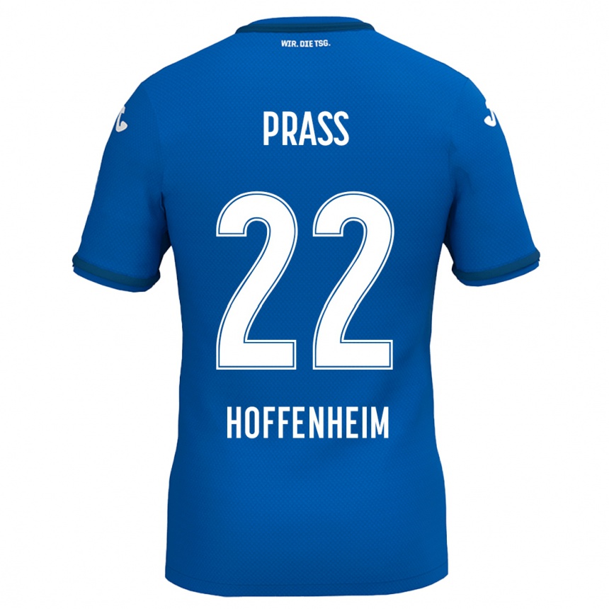 Moteriškas Alexander Prass #22 Karališkoji Mėlyna Namų Marškinėliai 2024/25 T-Shirt