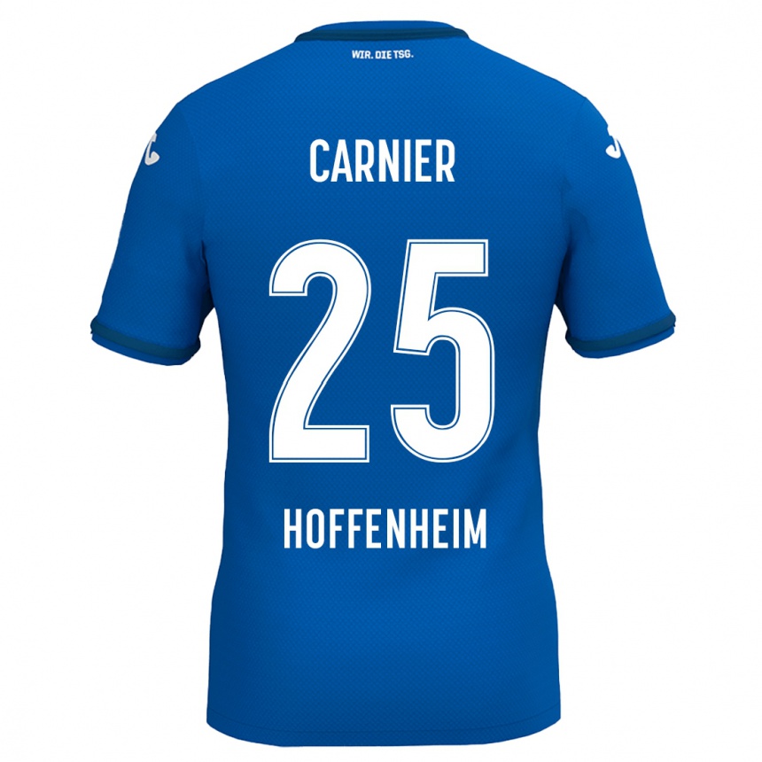 Moteriškas Alekseï Carnier #25 Karališkoji Mėlyna Namų Marškinėliai 2024/25 T-Shirt