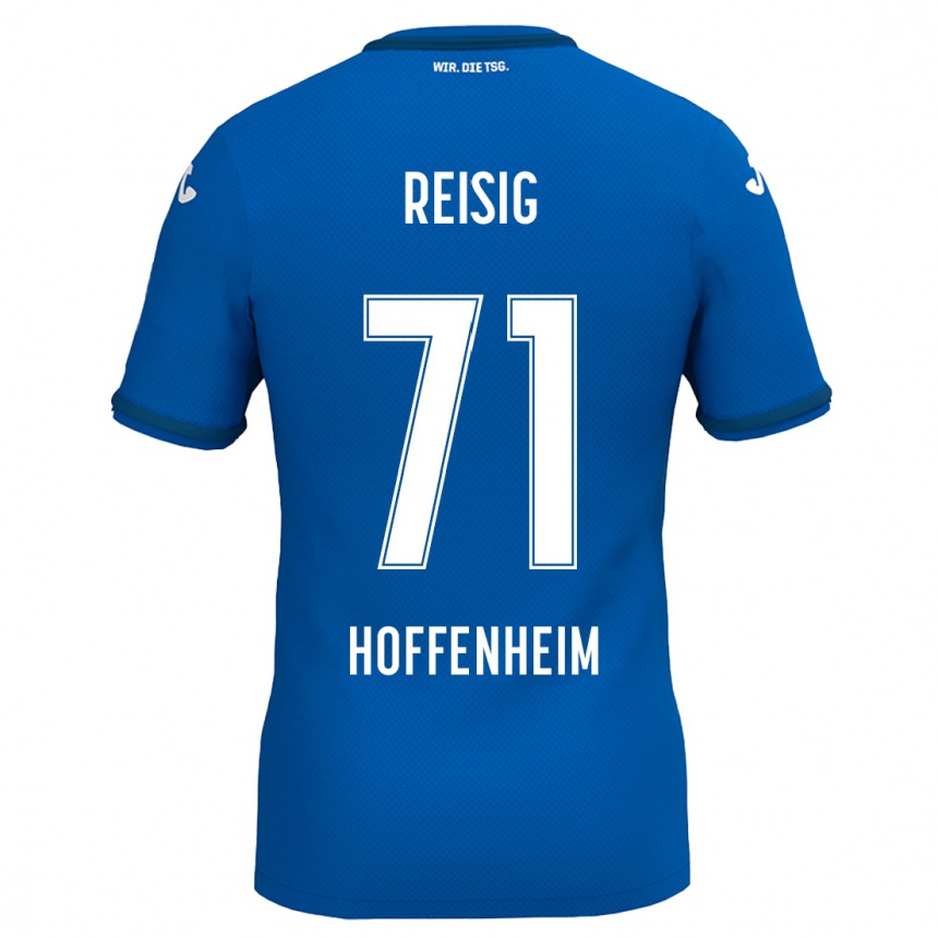 Moteriškas Ruben Reisig #71 Karališkoji Mėlyna Namų Marškinėliai 2024/25 T-Shirt