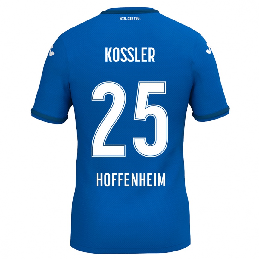 Moteriškas Melissa Kössler #25 Karališkoji Mėlyna Namų Marškinėliai 2024/25 T-Shirt