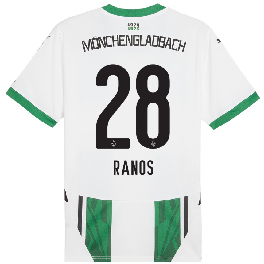 Moteriškas Grant-Leon Ranos #28 Balta Žalia Namų Marškinėliai 2024/25 T-Shirt