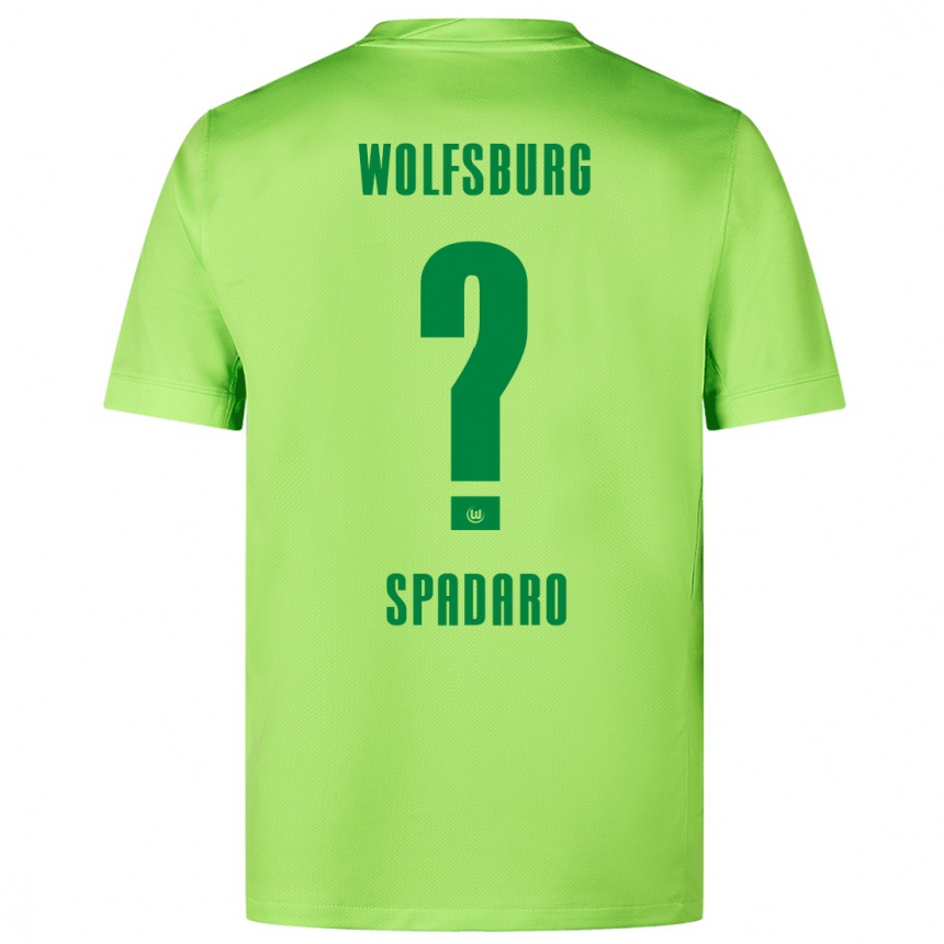 Moteriškas Michele Spadaro #0 Fluorescencinė Žalia Namų Marškinėliai 2024/25 T-Shirt