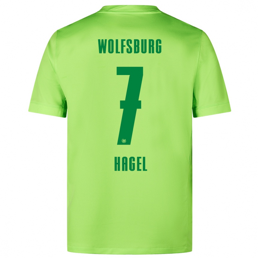 Moteriškas Chantal Hagel #7 Fluorescencinė Žalia Namų Marškinėliai 2024/25 T-Shirt