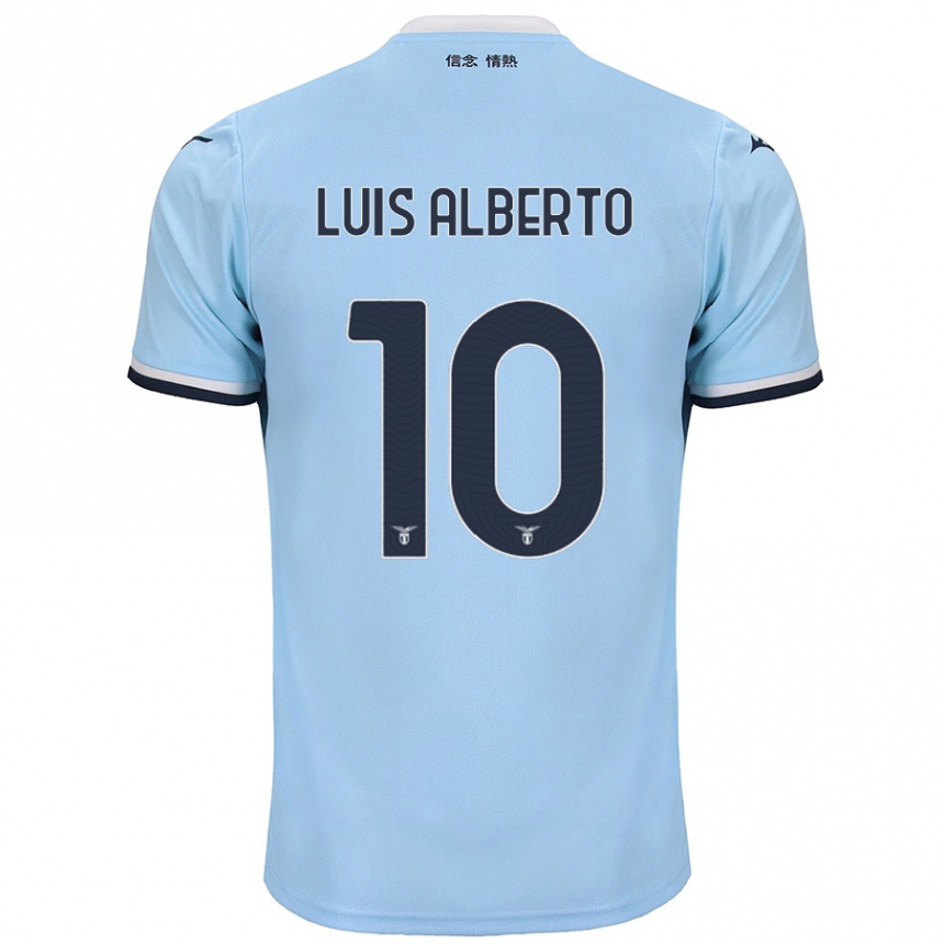 Moteriškas Luis Alberto #10 Mėlyna Namų Marškinėliai 2024/25 T-Shirt