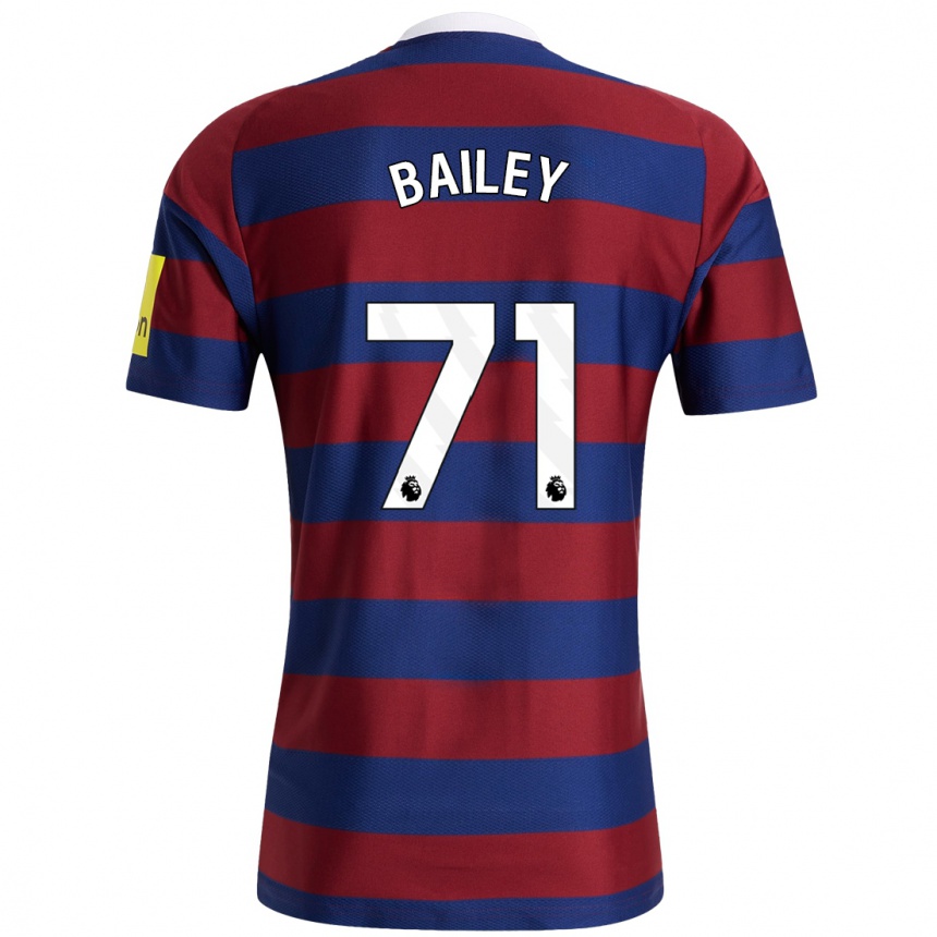 Moteriškas Scott Bailey #71 Bordo Tamsiai Mėlyna Išvykos Marškinėliai 2024/25 T-Shirt