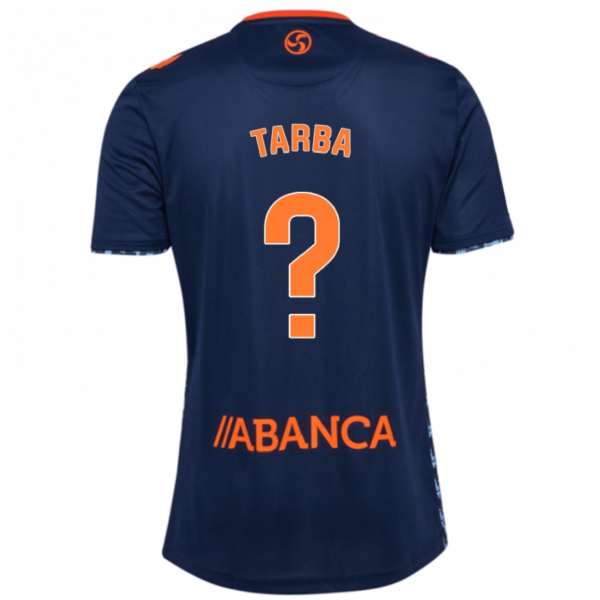 Moteriškas Ianis Tarba #0 Tamsiai Mėlyna Išvykos Marškinėliai 2024/25 T-Shirt