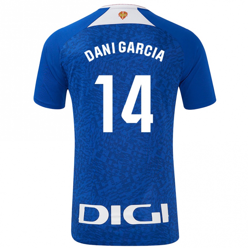 Moteriškas Dani García #14 Karališkoji Mėlyna Išvykos Marškinėliai 2024/25 T-Shirt