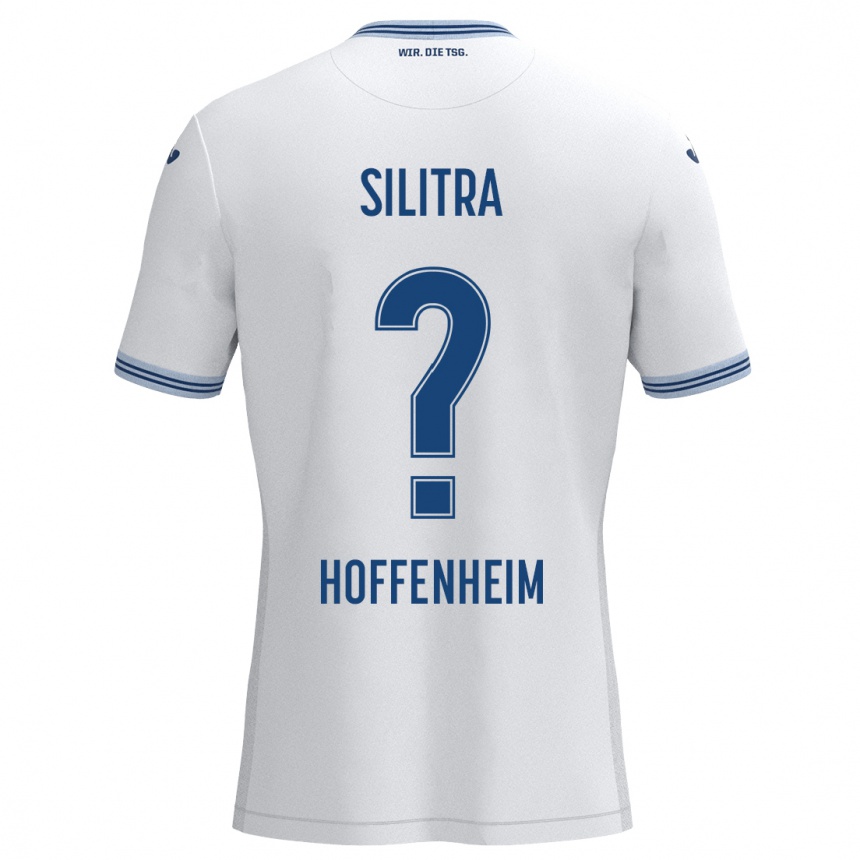 Moteriškas Rareș Silitră #0 Balta Mėlyna Išvykos Marškinėliai 2024/25 T-Shirt