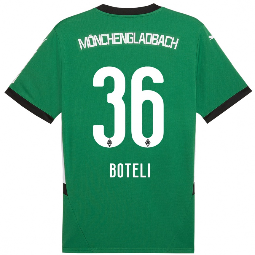 Moteriškas Winsley Boteli #36 Žalia Balta Išvykos Marškinėliai 2024/25 T-Shirt