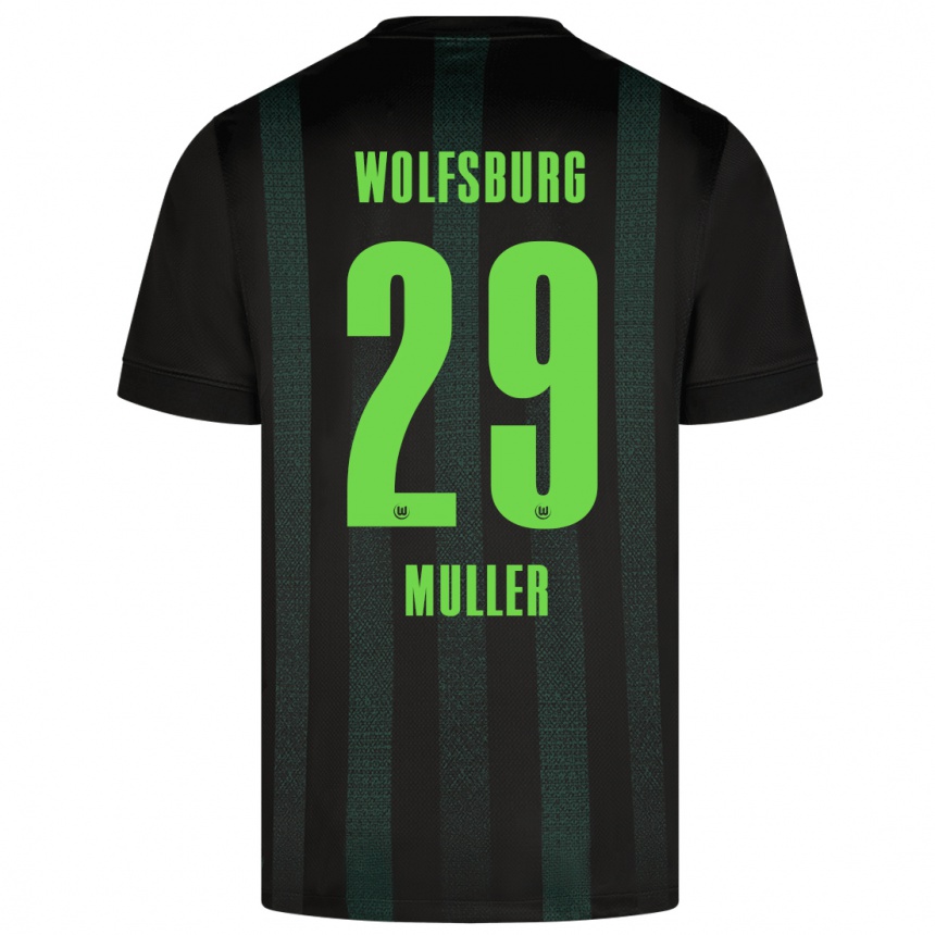 Moteriškas Marius Müller #29 Tamsiai Žalia Išvykos Marškinėliai 2024/25 T-Shirt