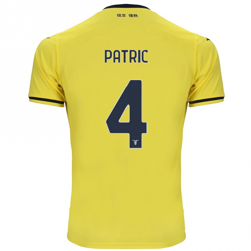 Moteriškas Patric #4 Geltona Išvykos Marškinėliai 2024/25 T-Shirt