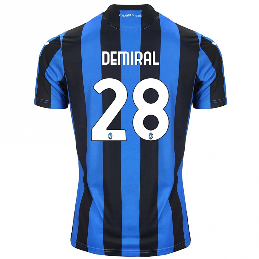 Vaikiškas Merih Demiral #28 Mėlyna Juoda Namų Marškinėliai 2024/25 T-Shirt