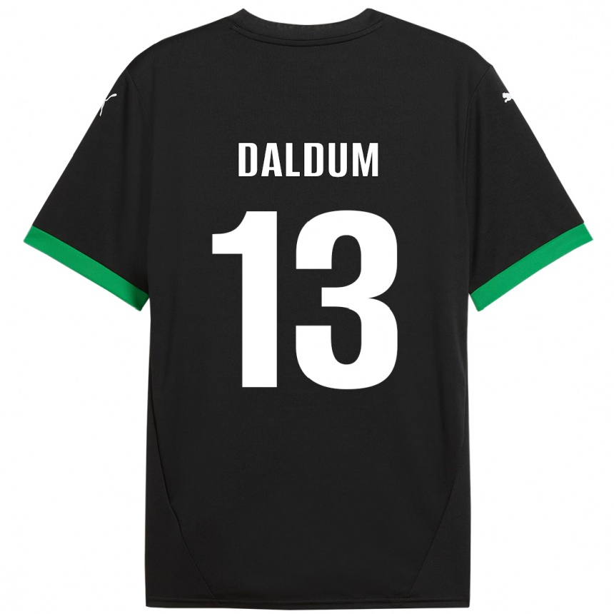 Vaikiškas Sonosi Daldum #13 Juoda Tamsiai Žalia Namų Marškinėliai 2024/25 T-Shirt