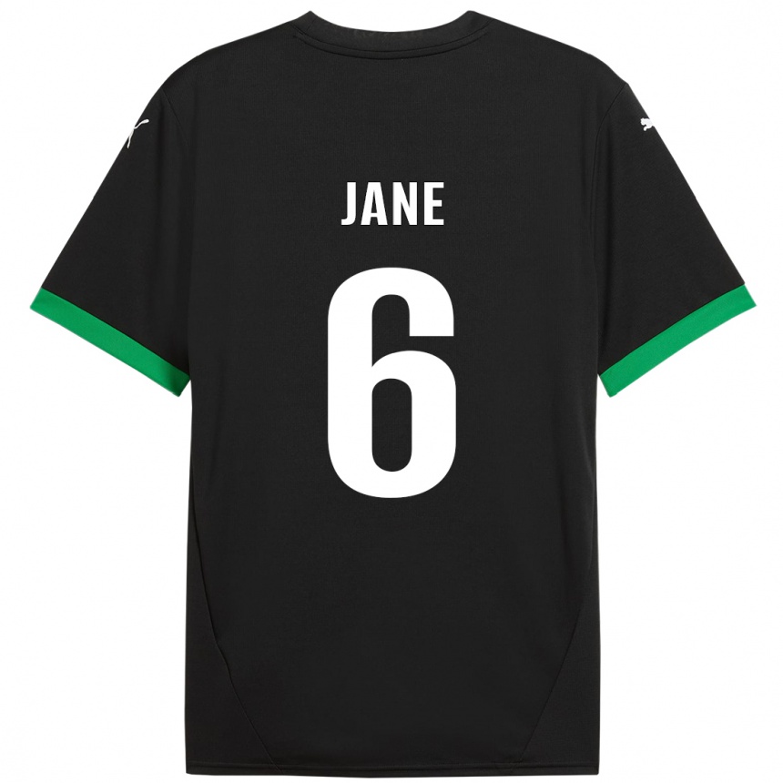 Vaikiškas Refiloe Jane #6 Juoda Tamsiai Žalia Namų Marškinėliai 2024/25 T-Shirt