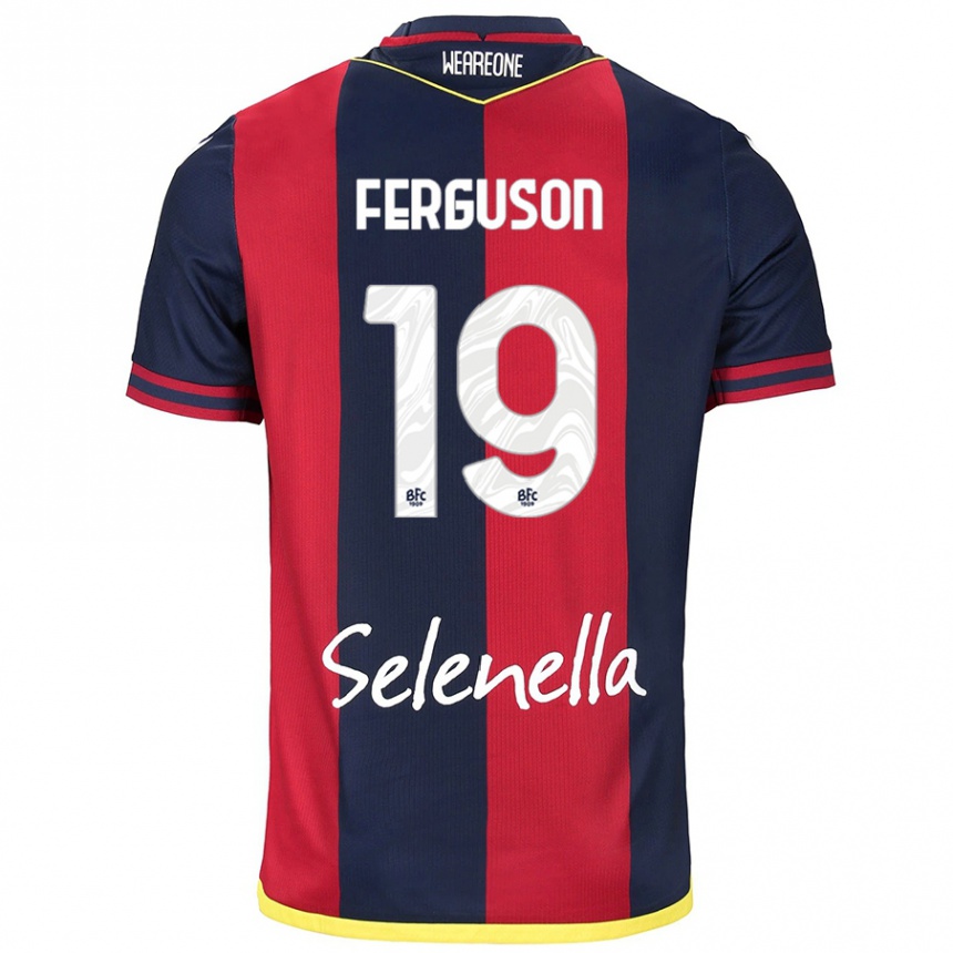 Vaikiškas Lewis Ferguson #19 Raudona Karališkoji Mėlyna Namų Marškinėliai 2024/25 T-Shirt