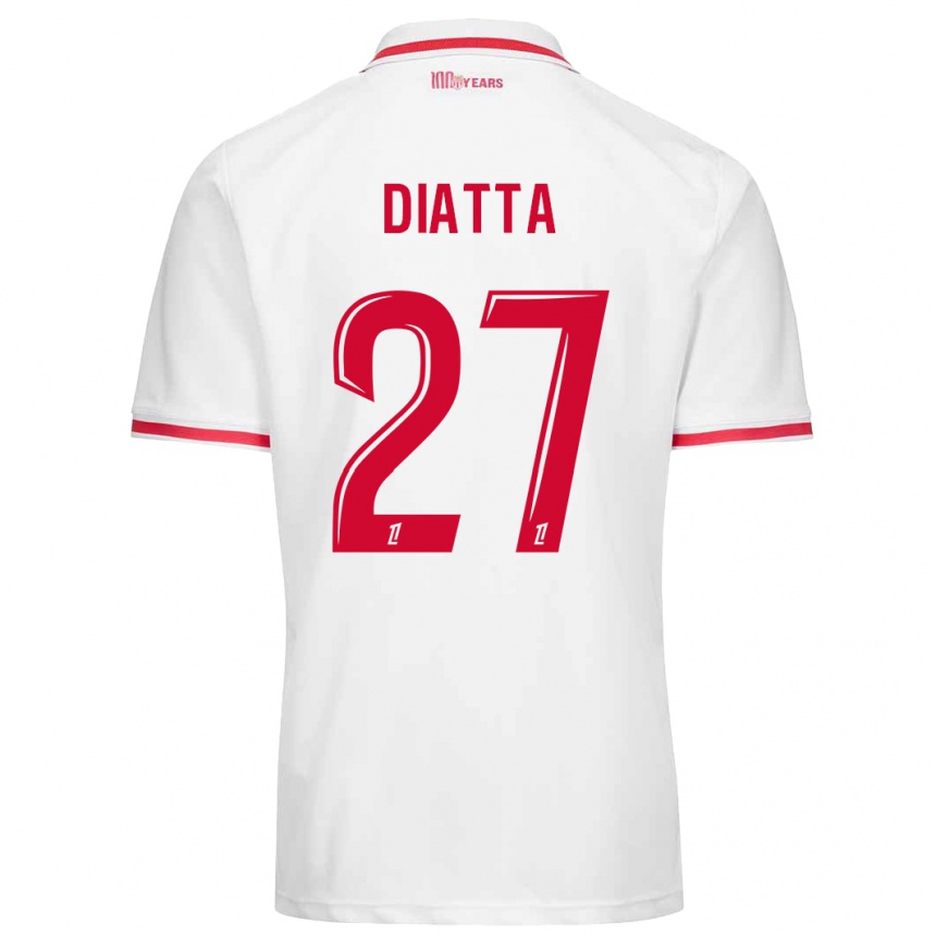 Vaikiškas Krépin Diatta #27 Balta Raudona Namų Marškinėliai 2024/25 T-Shirt