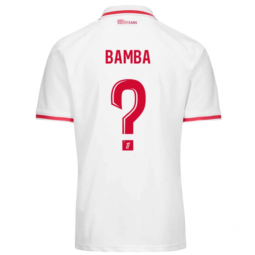 Vaikiškas Aladji Bamba #0 Balta Raudona Namų Marškinėliai 2024/25 T-Shirt