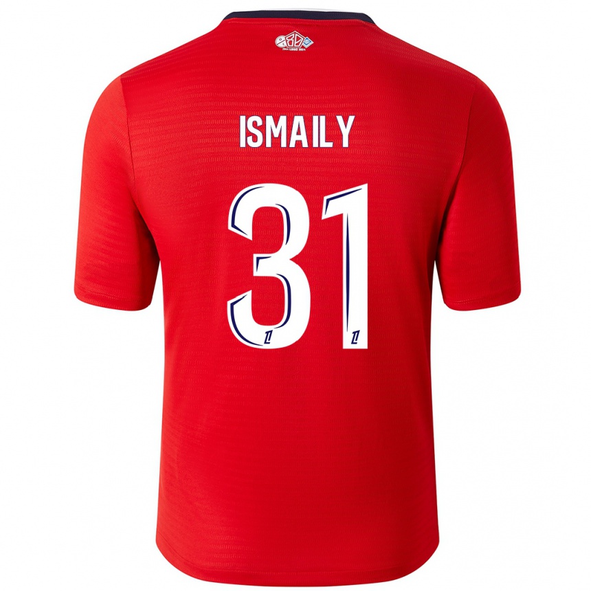 Vaikiškas Ismaily #31 Raudona Balta Namų Marškinėliai 2024/25 T-Shirt