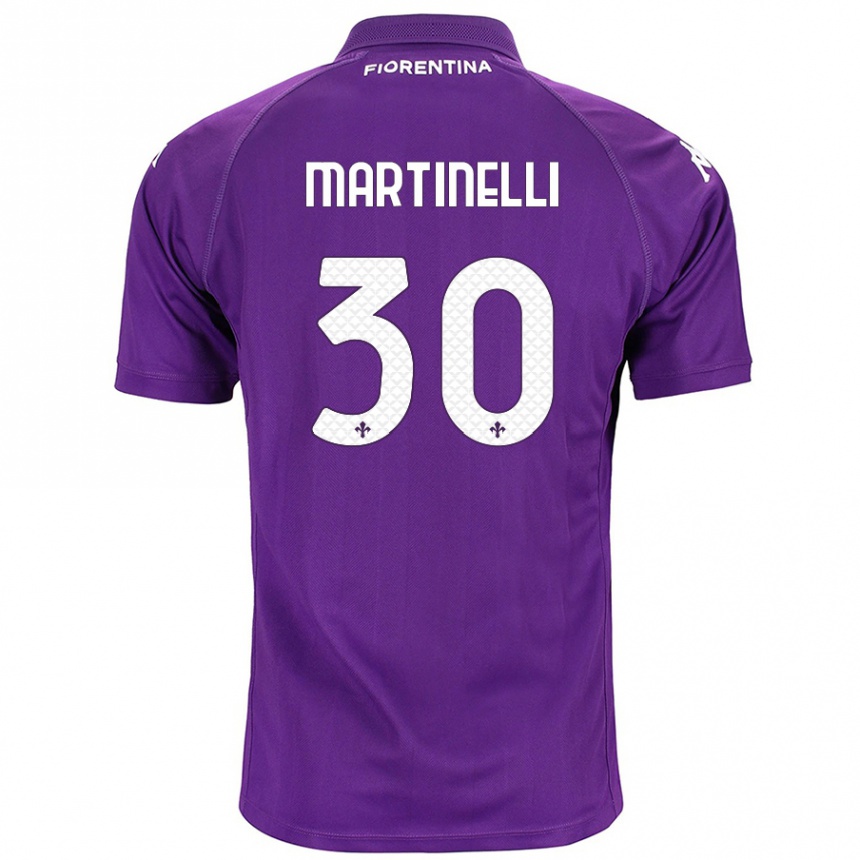 Vaikiškas Tommaso Martinelli #30 Violetinė Namų Marškinėliai 2024/25 T-Shirt