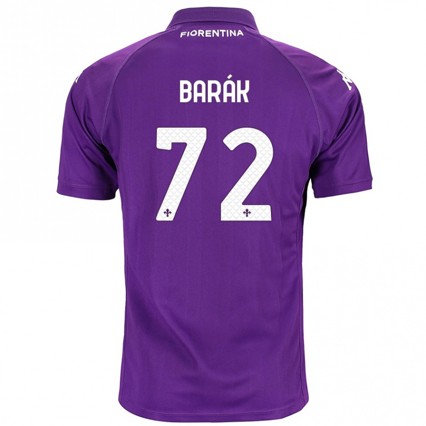 Vaikiškas Antonin Barak #72 Violetinė Namų Marškinėliai 2024/25 T-Shirt