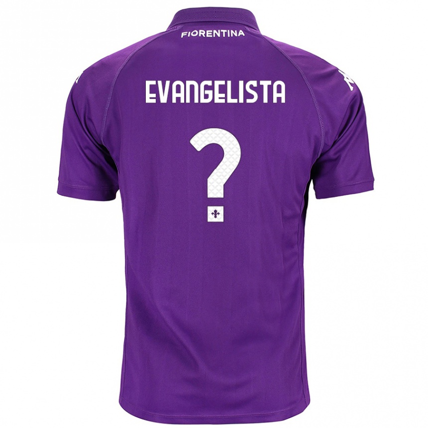 Vaikiškas Carlo Evangelista #0 Violetinė Namų Marškinėliai 2024/25 T-Shirt