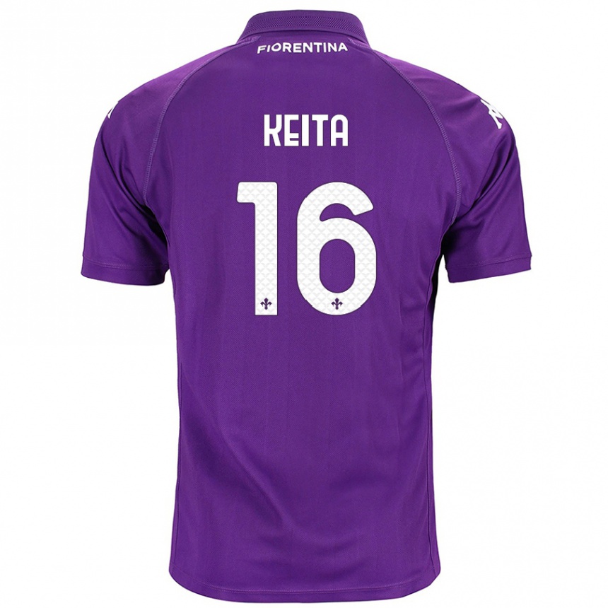 Vaikiškas Bala Keita #16 Violetinė Namų Marškinėliai 2024/25 T-Shirt