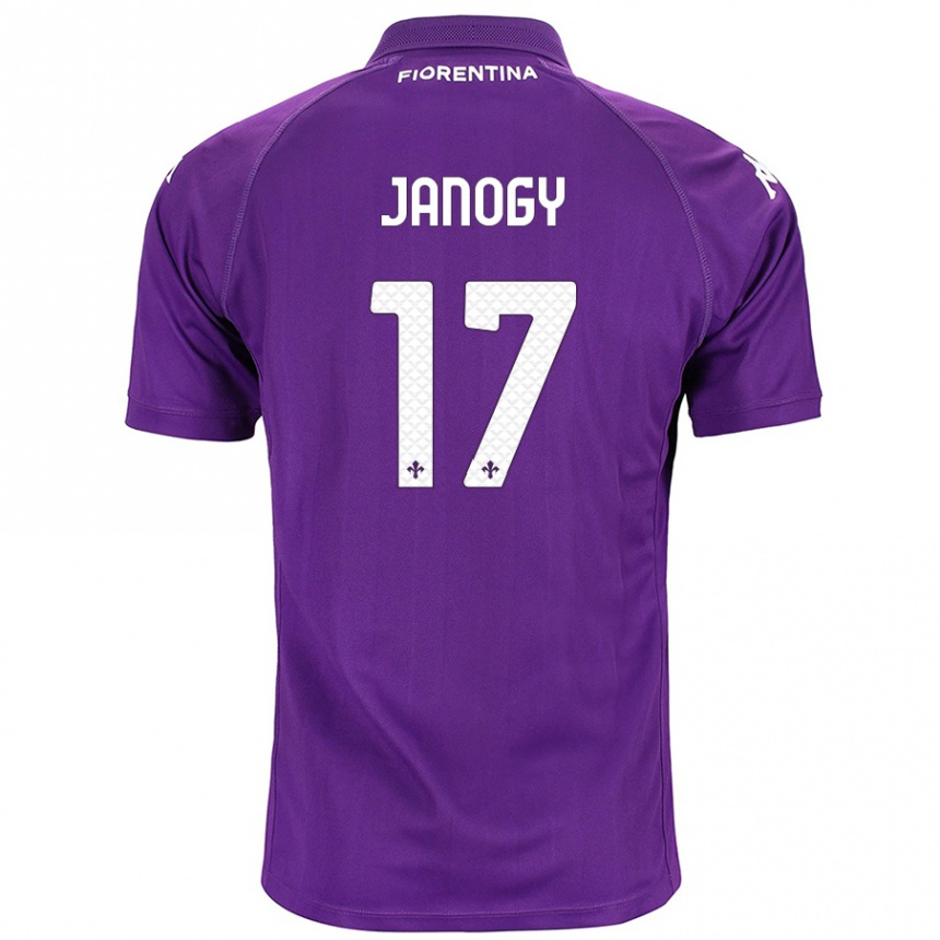 Vaikiškas Madelen Janogy #17 Violetinė Namų Marškinėliai 2024/25 T-Shirt