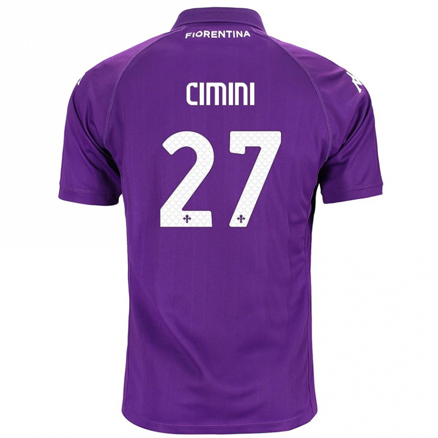 Vaikiškas Linda Tucceri Cimini #27 Violetinė Namų Marškinėliai 2024/25 T-Shirt