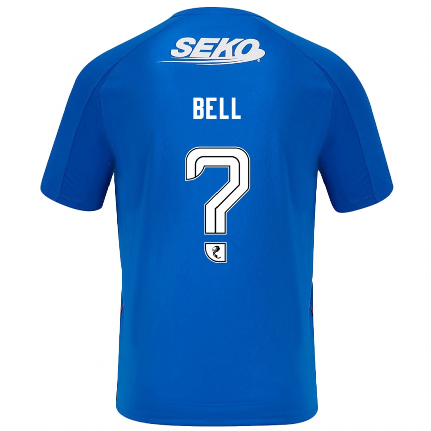 Vaikiškas Cameron Bell #0 Tamsiai Mėlyna Namų Marškinėliai 2024/25 T-Shirt