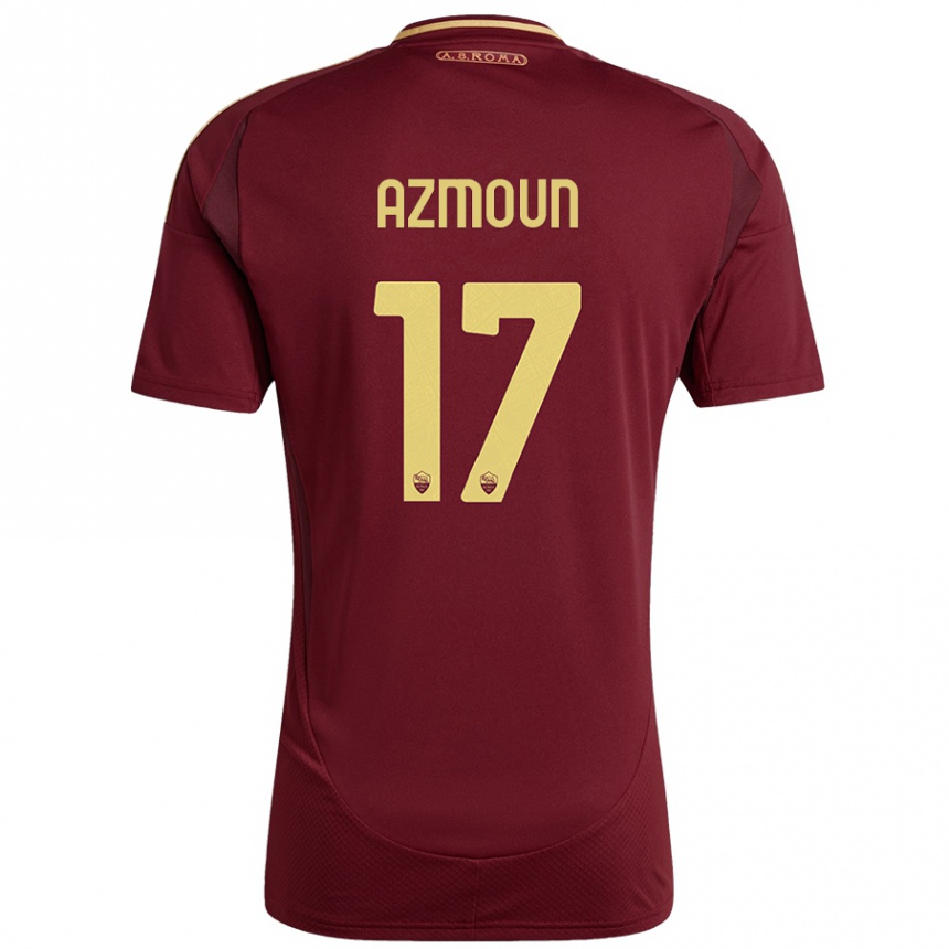 Vaikiškas Sardar Azmoun #17 Raudonas Rudas Auksas Namų Marškinėliai 2024/25 T-Shirt