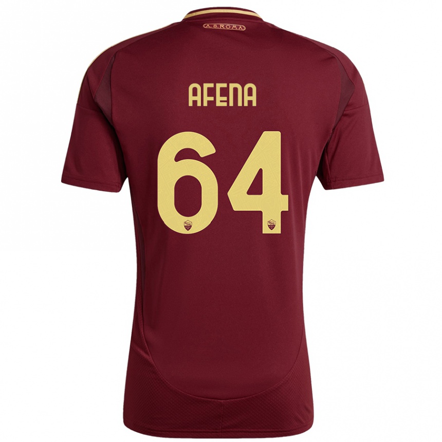 Vaikiškas Felix Afena-Gyan #64 Raudonas Rudas Auksas Namų Marškinėliai 2024/25 T-Shirt