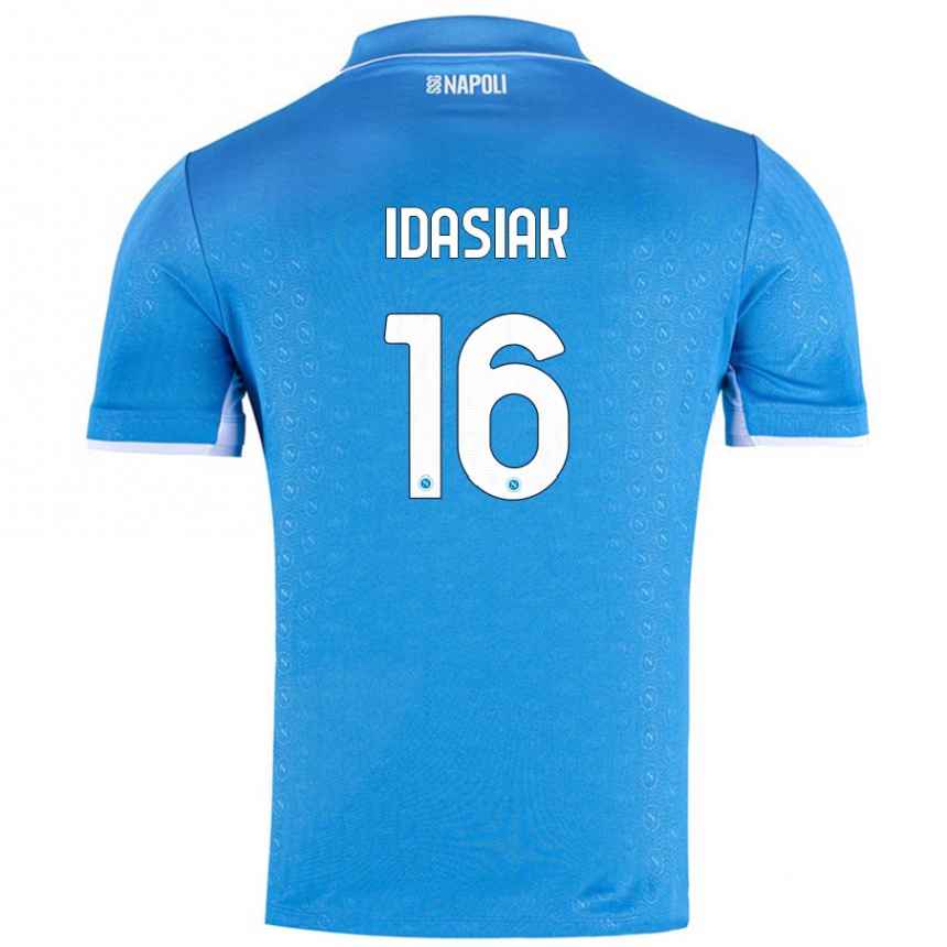 Vaikiškas Hubert Idasiak #16 Dangaus Mėlyna Namų Marškinėliai 2024/25 T-Shirt