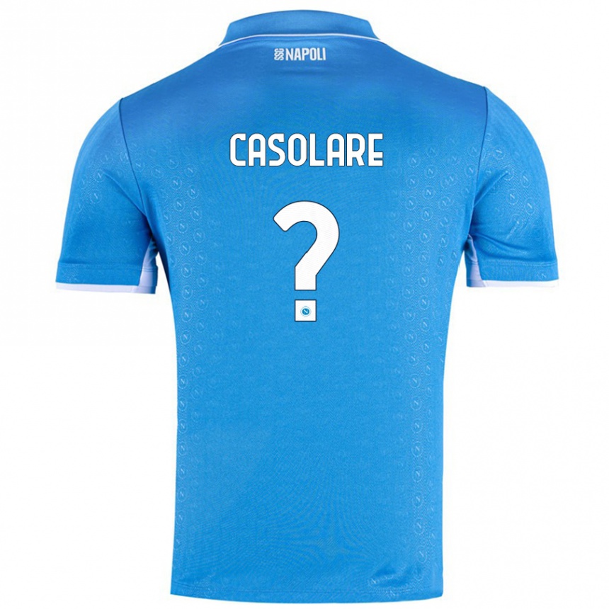 Vaikiškas Gabriel Casolare #0 Dangaus Mėlyna Namų Marškinėliai 2024/25 T-Shirt