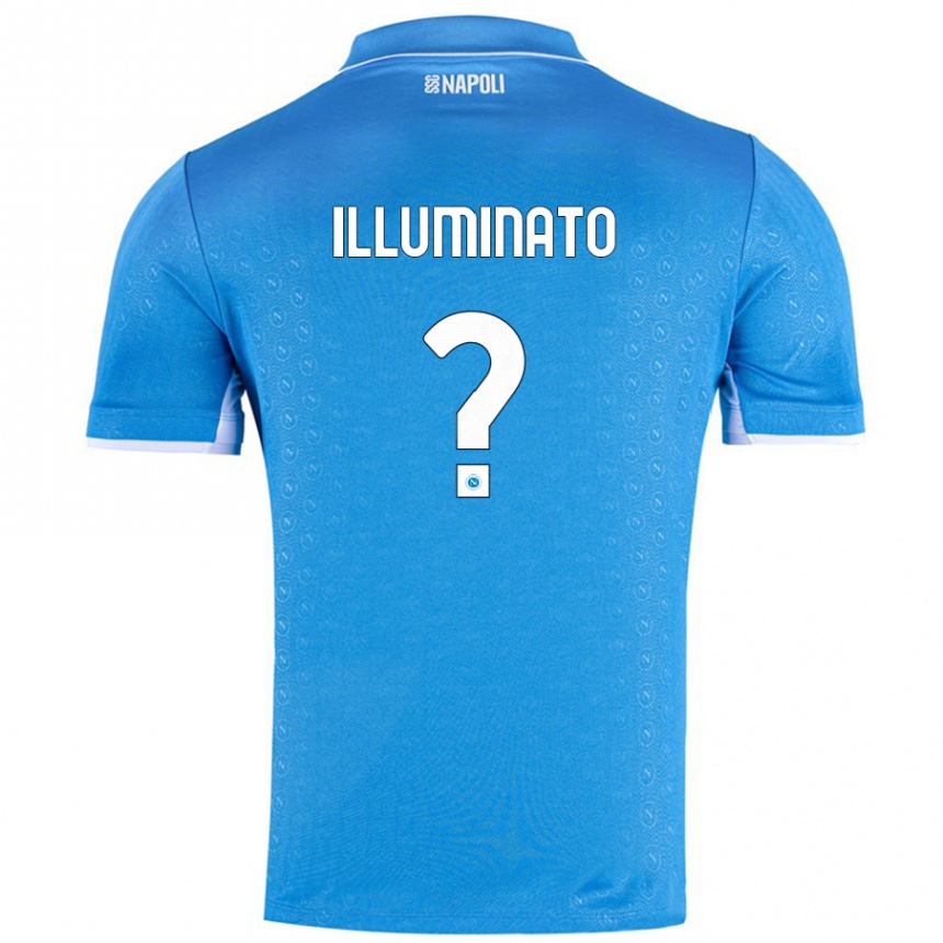 Vaikiškas Antonio Illuminato #0 Dangaus Mėlyna Namų Marškinėliai 2024/25 T-Shirt