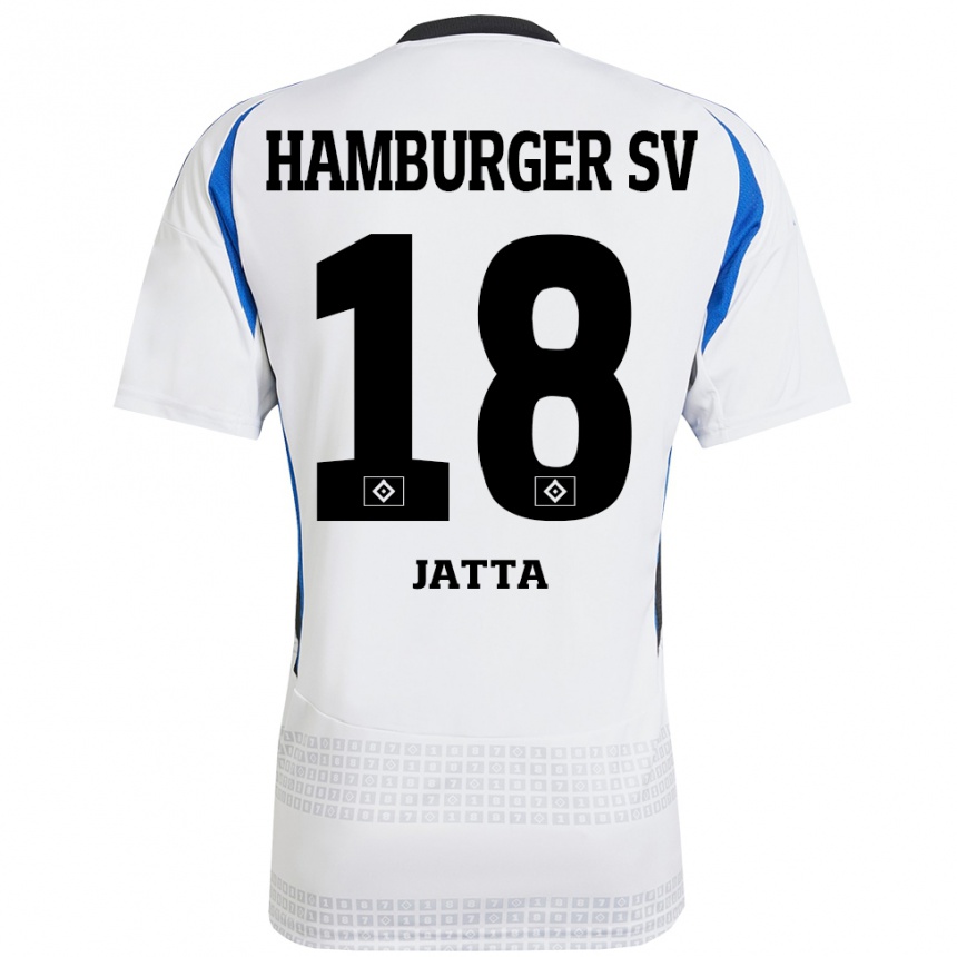 Vaikiškas Bakery Jatta #18 Balta Mėlyna Namų Marškinėliai 2024/25 T-Shirt