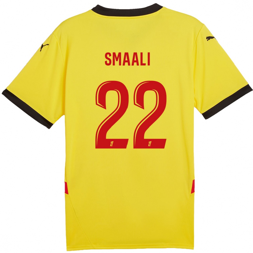 Vaikiškas Emma Smaali #22 Geltona Raudona Namų Marškinėliai 2024/25 T-Shirt