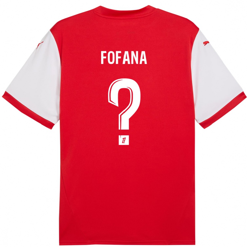 Vaikiškas Yaya Fofana #0 Raudona Balta Namų Marškinėliai 2024/25 T-Shirt