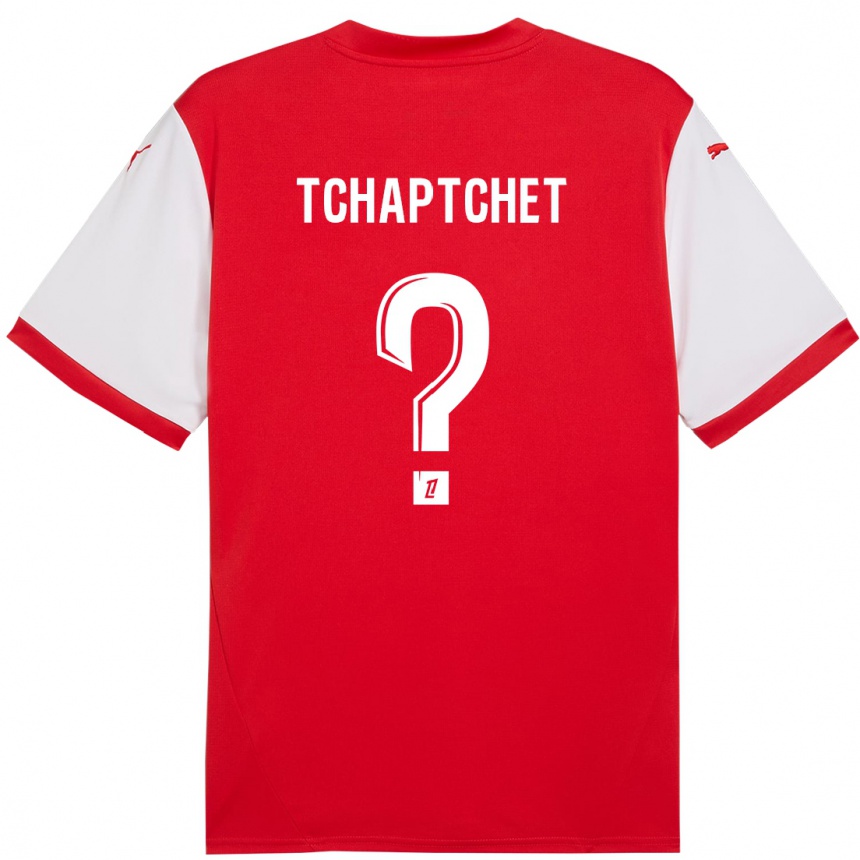 Vaikiškas Arthur Tchaptchet #0 Raudona Balta Namų Marškinėliai 2024/25 T-Shirt