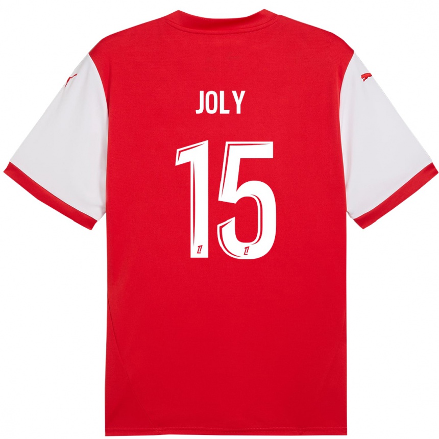 Vaikiškas Lou-Ann Joly #15 Raudona Balta Namų Marškinėliai 2024/25 T-Shirt