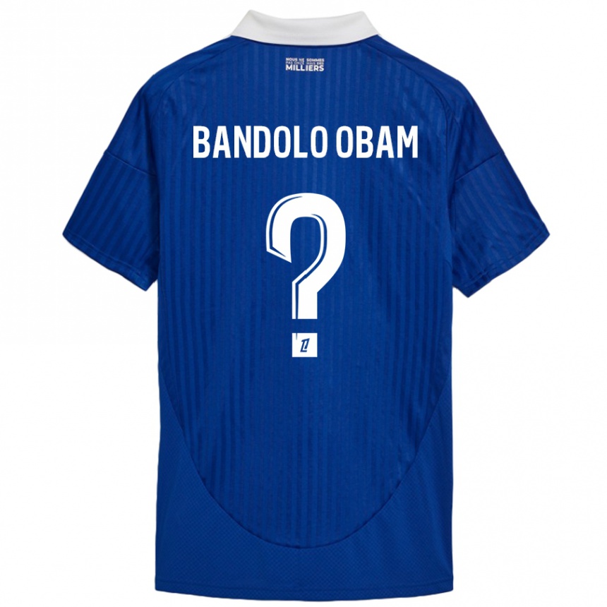 Vaikiškas Randy Bandolo Obam #0 Mėlyna Balta Namų Marškinėliai 2024/25 T-Shirt