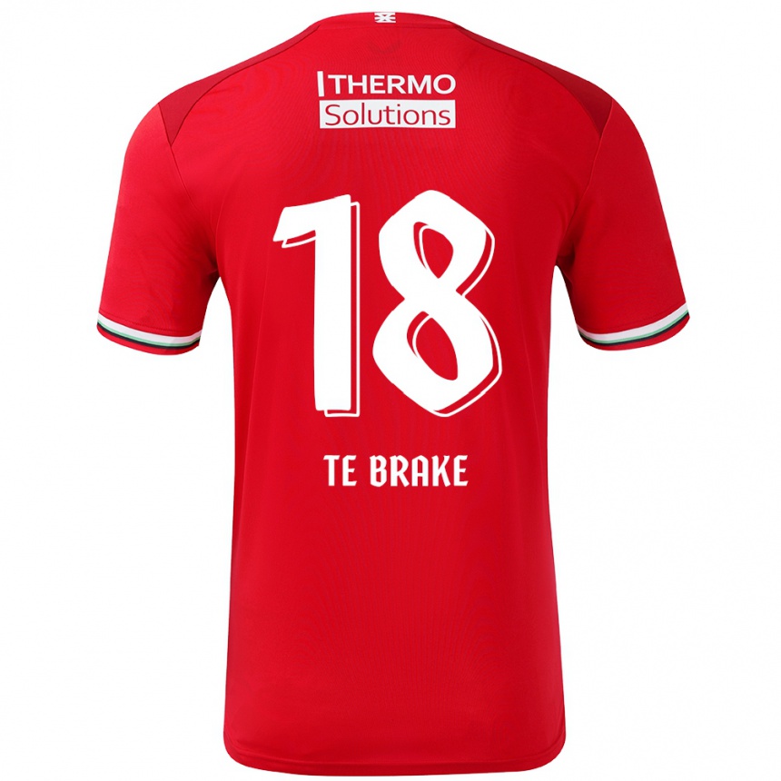 Vaikiškas Sophie Te Brake #18 Raudona Balta Namų Marškinėliai 2024/25 T-Shirt