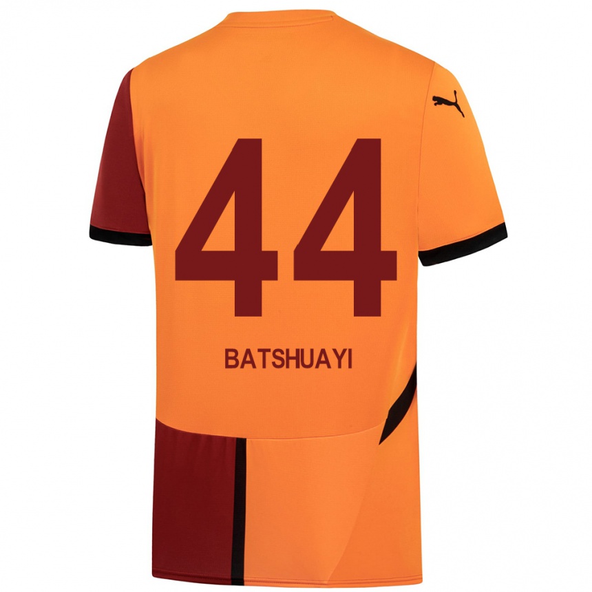 Vaikiškas Michy Batshuayi #44 Geltona Raudona Namų Marškinėliai 2024/25 T-Shirt