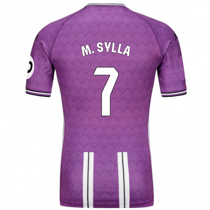 Vaikiškas Mamadou Sylla #7 Violetinė Balta Namų Marškinėliai 2024/25 T-Shirt