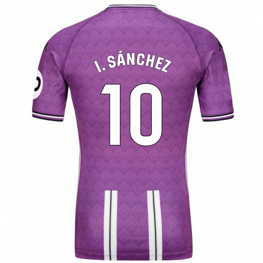 Vaikiškas Iván Sánchez #10 Violetinė Balta Namų Marškinėliai 2024/25 T-Shirt