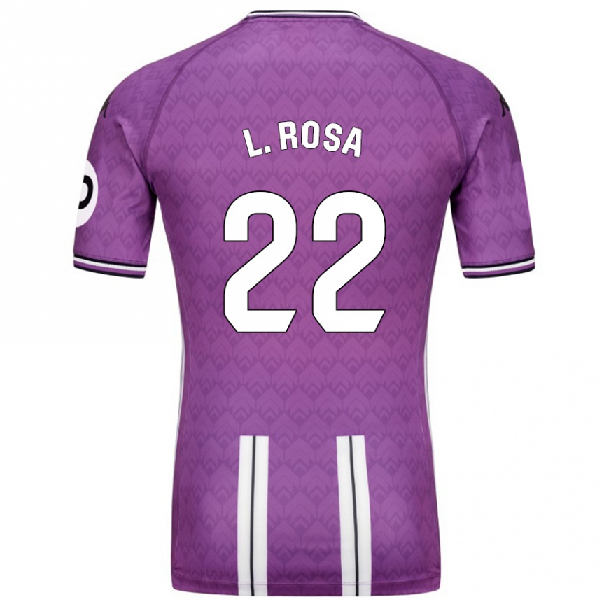 Vaikiškas Lucas Rosa #22 Violetinė Balta Namų Marškinėliai 2024/25 T-Shirt